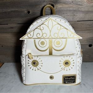 Loungefly Small World Clock Disney Mini Backpack
